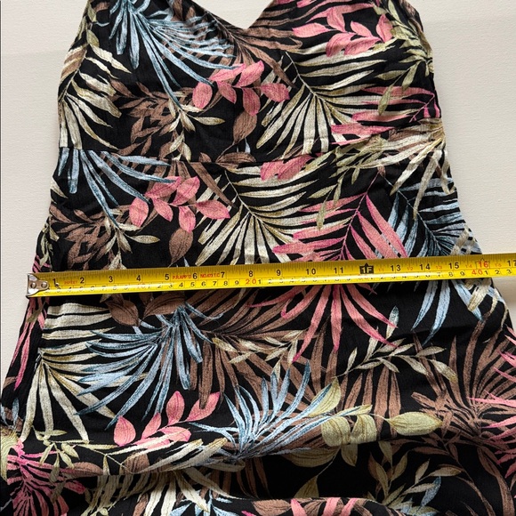 Hurley Floral Palm Ruffled Maxi Dress - Picture 8 of 9